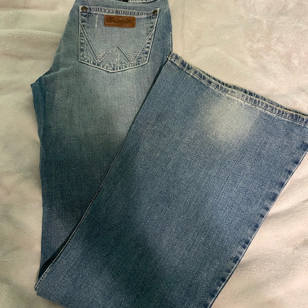 Wrangler Women's Light Blue Flare Jeans